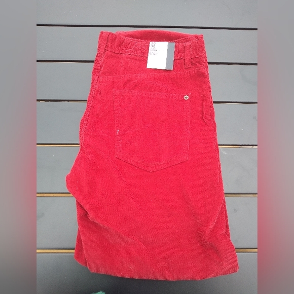 *Host Pick* NWT Tommy Hilfiger Red Rebel Slim Corduroy Pants, Size 36/30 - Picture 2 of 12